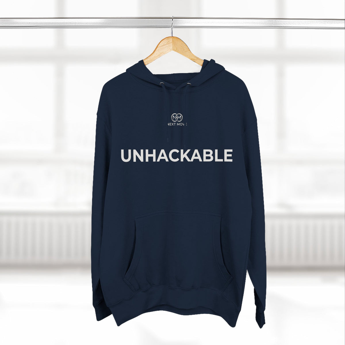 Hoodie Premium Oversized "UNHACKABLE" – NextMove