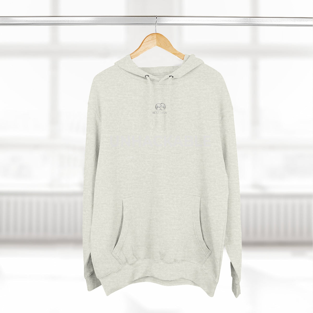 Hoodie Premium Oversized "UNHACKABLE" – NextMove